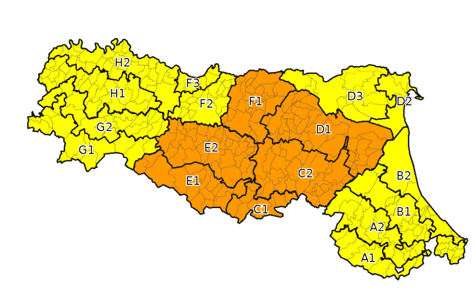 Allerta meteo mercoledì 12 marzo 2025